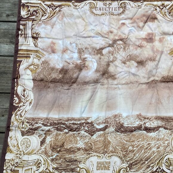 Vintage Jean Paul Gaultier Foulard Divine Renaissance Scarf - Picture 2 of 11